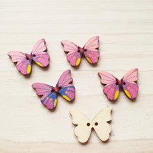 Load image into Gallery viewer, Buttons - Butterflies