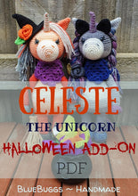 Load image into Gallery viewer, Celeste the Unicorn - Halloween Add-on - PDF Download Only
