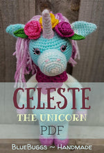 Load image into Gallery viewer, Celeste the Unicorn - PDF Download Only