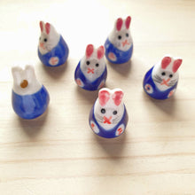 Load image into Gallery viewer, Ceramic Beads - Bunnies