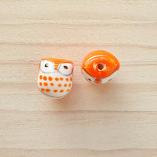 Load image into Gallery viewer, Ceramic Beads - Owls