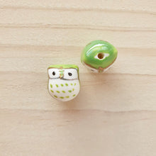 Load image into Gallery viewer, Ceramic Beads - Owls