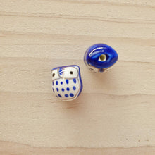 Load image into Gallery viewer, Ceramic Beads - Owls