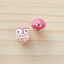 Load image into Gallery viewer, Ceramic Beads - Owls