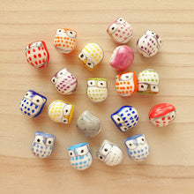 Load image into Gallery viewer, Ceramic Beads - Owls