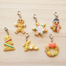 Load image into Gallery viewer, Stitch Markers - Christmas Gingerbread