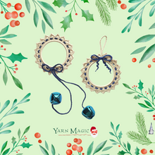 Load image into Gallery viewer, Christmas Wreath Door Dangle - PDF Download Only