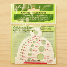 Load image into Gallery viewer, Clover Knitting Needle Gauge