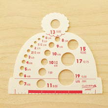 Load image into Gallery viewer, Clover Knitting Needle Gauge