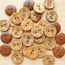 Load image into Gallery viewer, Buttons - Coconut