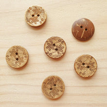 Load image into Gallery viewer, Buttons - Coconut