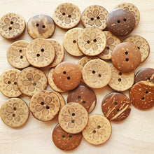 Load image into Gallery viewer, Buttons - Coconut