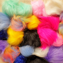 Load image into Gallery viewer, Faux Fur Pom Pom - Elastic 8cm
