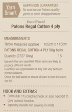 Load image into Gallery viewer, Patons - Heart Throw