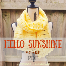 Load image into Gallery viewer, Hello Sunshine Scarf - PDF Download Only