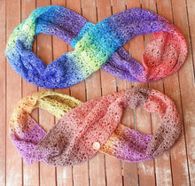 Load image into Gallery viewer, Desert Rainbows - Infinity Cowl - PDF Download Only