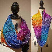 Load image into Gallery viewer, Desert Rainbows - Infinity Cowl - PDF Download Only