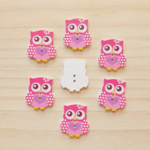 Load image into Gallery viewer, Buttons - Owls Lge