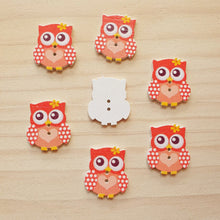 Load image into Gallery viewer, Buttons - Owls Lge