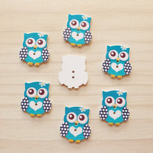 Load image into Gallery viewer, Buttons - Owls Lge