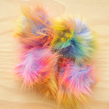 Load image into Gallery viewer, Faux Fur Pom Pom - Elastic 8cm
