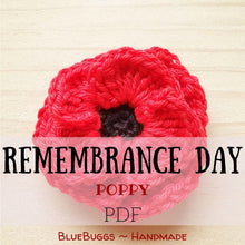 Load image into Gallery viewer, Remembrance Day Poppy - PDF Download Only