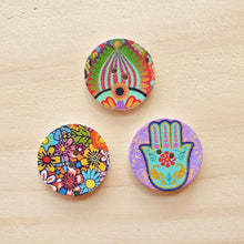 Load image into Gallery viewer, Buttons - Retro Wood Mixed