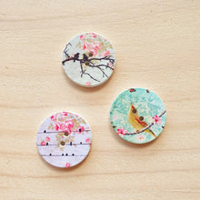 Load image into Gallery viewer, Buttons - Retro Wood Mixed