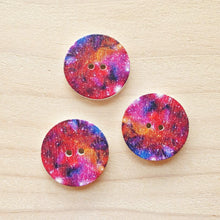 Load image into Gallery viewer, Buttons - Retro Wood Mixed