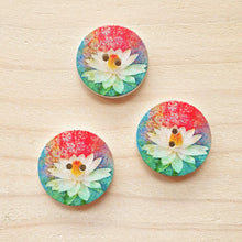 Load image into Gallery viewer, Buttons - Retro Wood Mixed