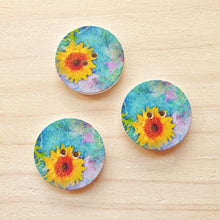 Load image into Gallery viewer, Buttons - Retro Wood Mixed