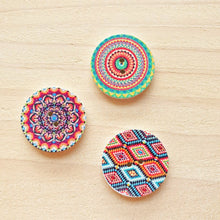 Load image into Gallery viewer, Buttons - Retro Wood Mixed