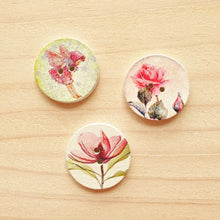Load image into Gallery viewer, Buttons - Retro Wood Mixed