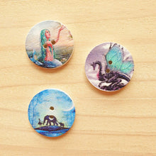 Load image into Gallery viewer, Buttons - Retro Wood Mixed