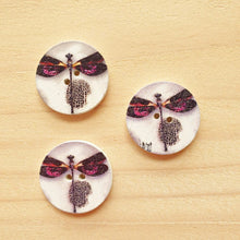 Load image into Gallery viewer, Buttons - Retro Wood Mixed