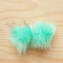 Load image into Gallery viewer, Faux Fur Pom Pom - Elastic 8cm