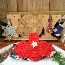 Load image into Gallery viewer, Christmas Crochet: Tea Towel Topper - PDF Download Only