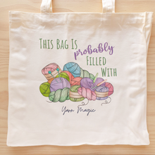 Load image into Gallery viewer, Yarn Magic Designed Tote Bags
