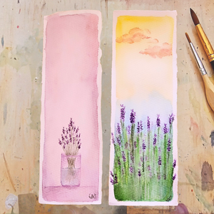 Watercolour Bookmarks