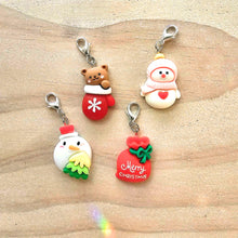 Load image into Gallery viewer, Stitch Markers - Christmas Charm
