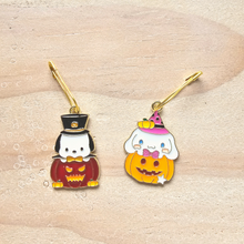 Load image into Gallery viewer, Stitch Markers - Pumpkin Friends
