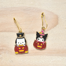 Load image into Gallery viewer, Stitch Markers - Pumpkin Friends
