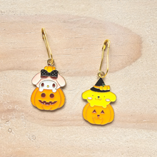 Load image into Gallery viewer, Stitch Markers - Pumpkin Friends
