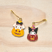 Load image into Gallery viewer, Stitch Markers - Pumpkin Friends
