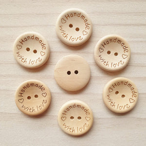 Buttons - Natural "Handmade"