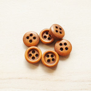 Buttons - Small Brown