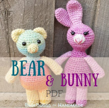 Load image into Gallery viewer, Baby Bear &amp; Bunny - PDF Download Only
