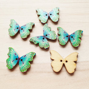 Buttons - Butterflies