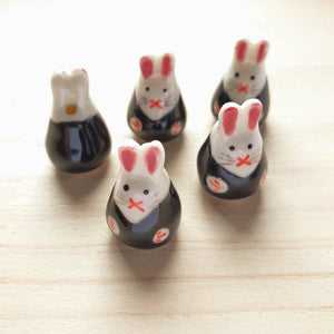 Ceramic Beads - Bunnies
