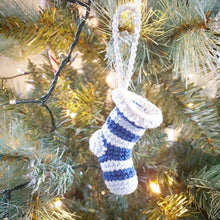 Load image into Gallery viewer, Christmas Crochet: Christmas Stocking Ornament - PDF Download Only
